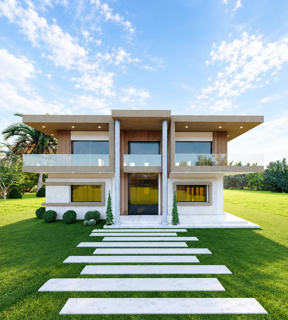 Villa Nuur, Exterior