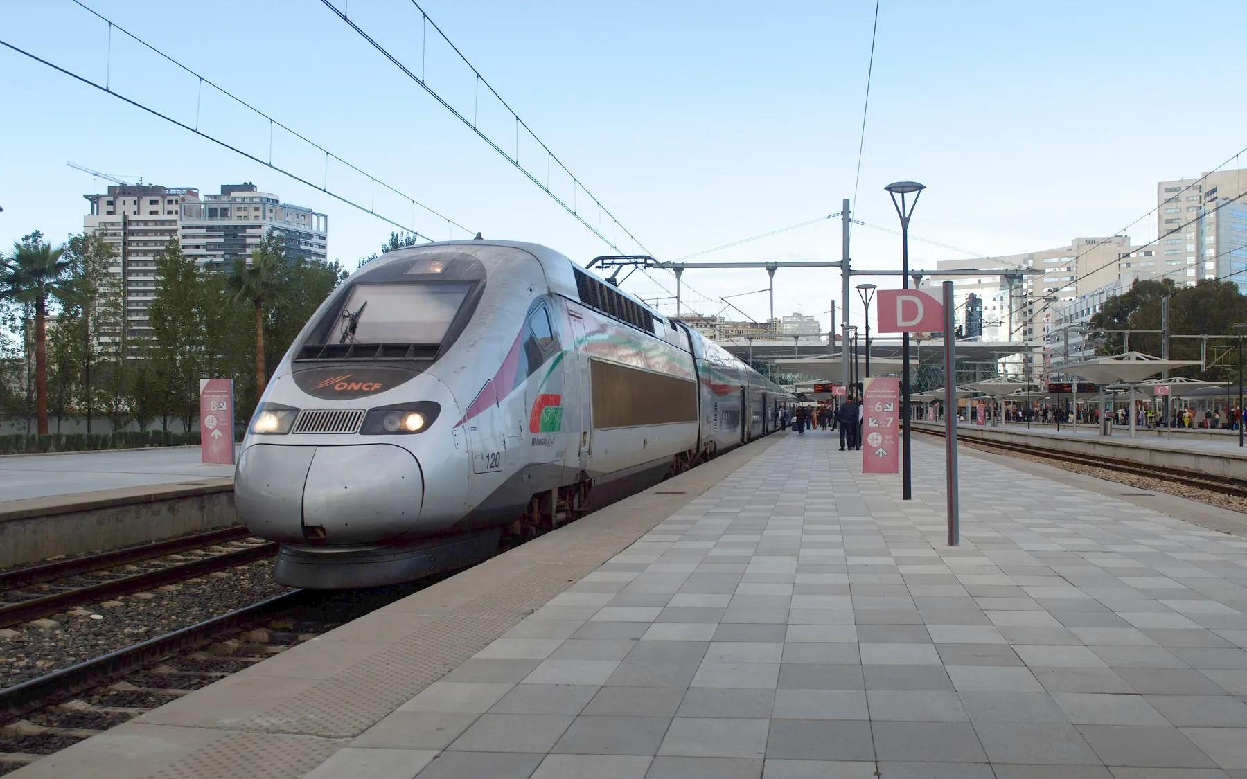 Al Boraq at Tanger-Ville station