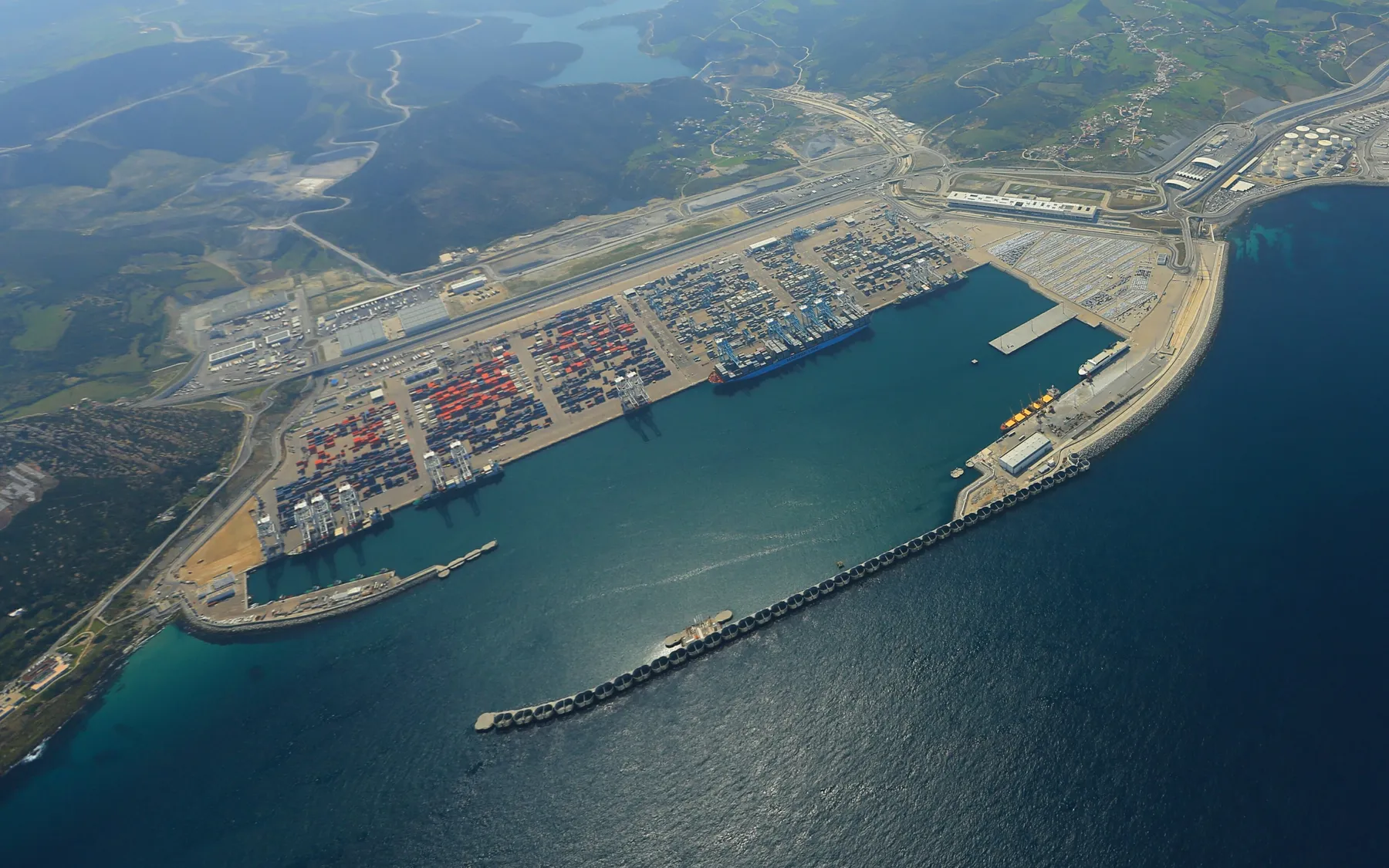 Tanger Med, on the Strait of Gibraltar