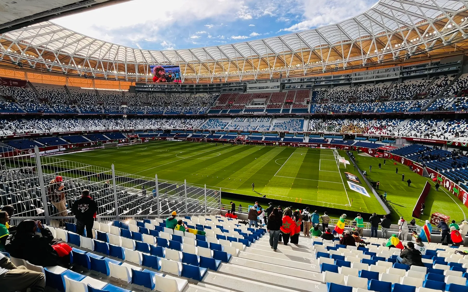 The renovated Grand Stade de Tanger